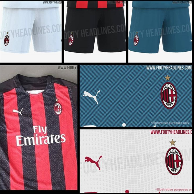 Nieoficjalnie opublikowano stroje Milanu na sezon 2020/2021. Trzeci komplet  w kolorze niebieskim [ZDJĘCIA] - ACMilan.com.pl - AC Milan