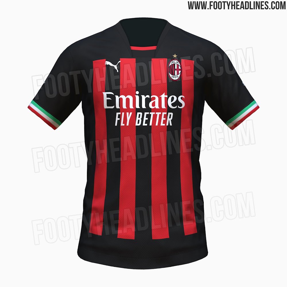 Prawdopodobne koszulki Milanu na sezon 2022/2023 - domowe i wyjazdowe -  ACMilan.com.pl - AC Milan