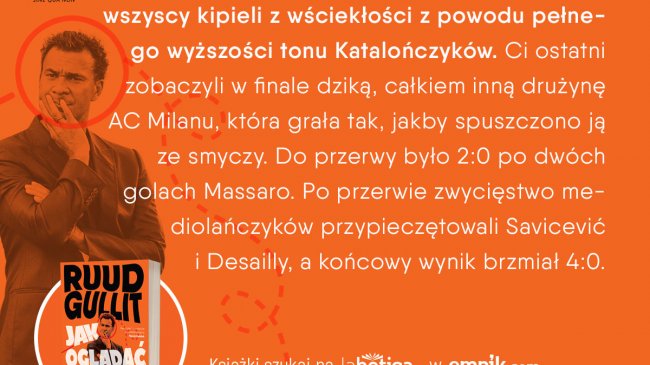 Spotkanie z Ruudem Gullitem już w poniedziałek!